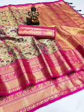 Delightful Kanjivaram Pink Beat Color Silk Sarees